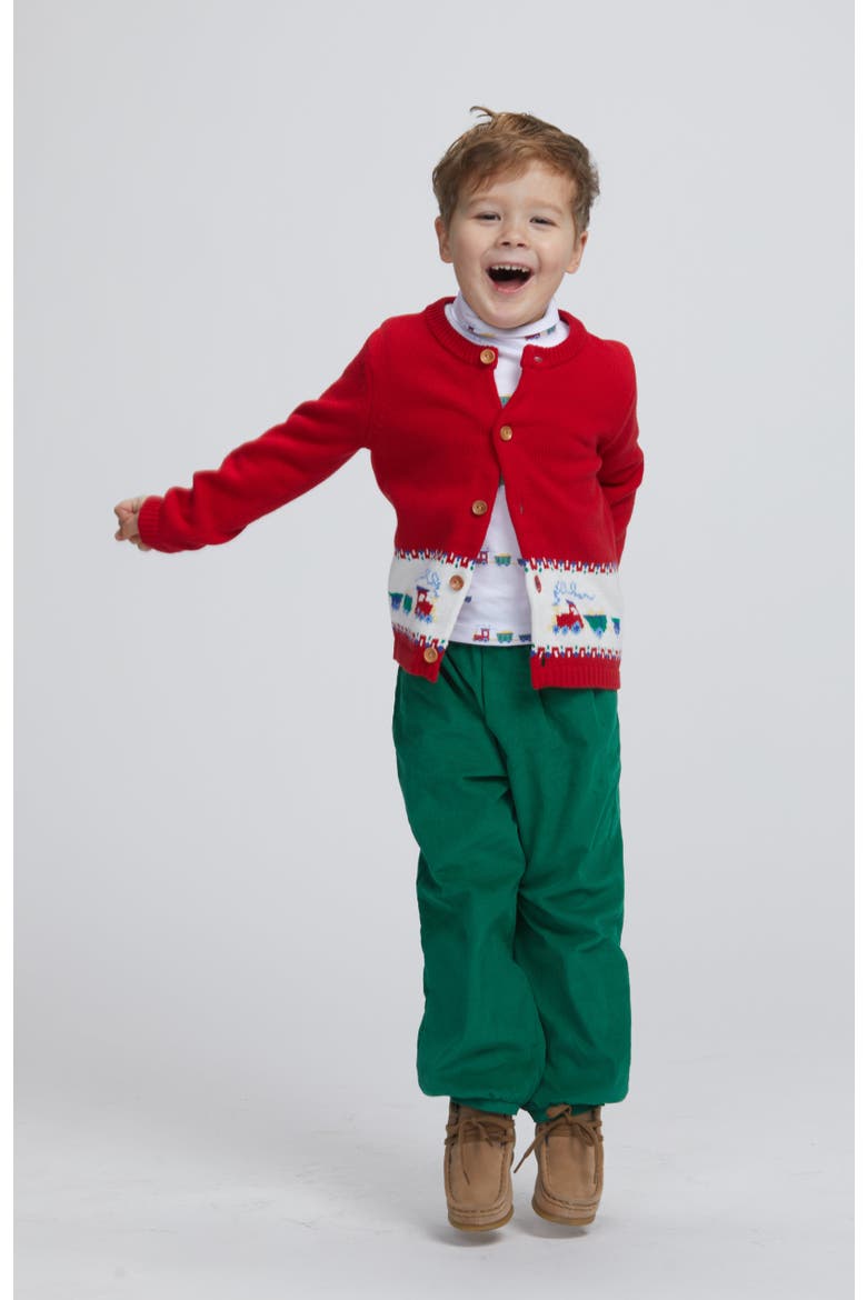 Kids' Banded Pant, Alternate, color, Evergreen Corduroy