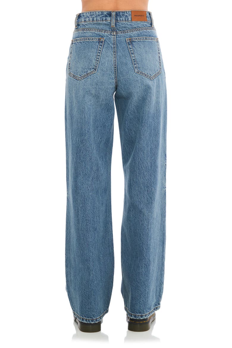 Madison High Rise Loose Jeans, Alternate, color, BLUE