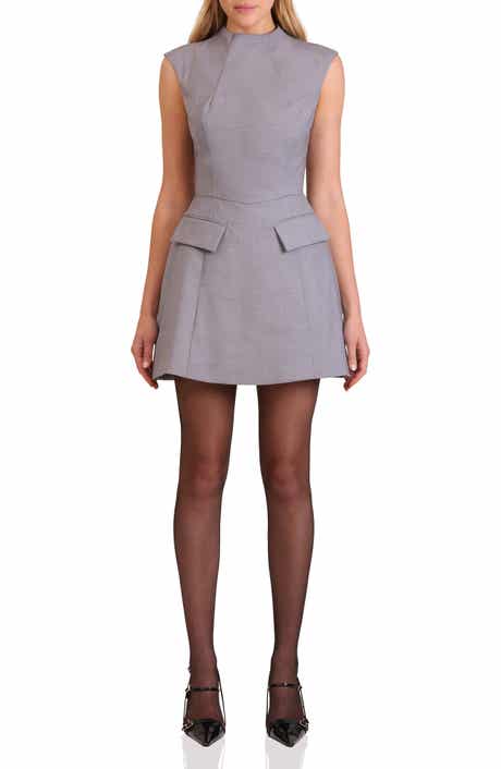 Avec Les Filles Mock Neck Dress