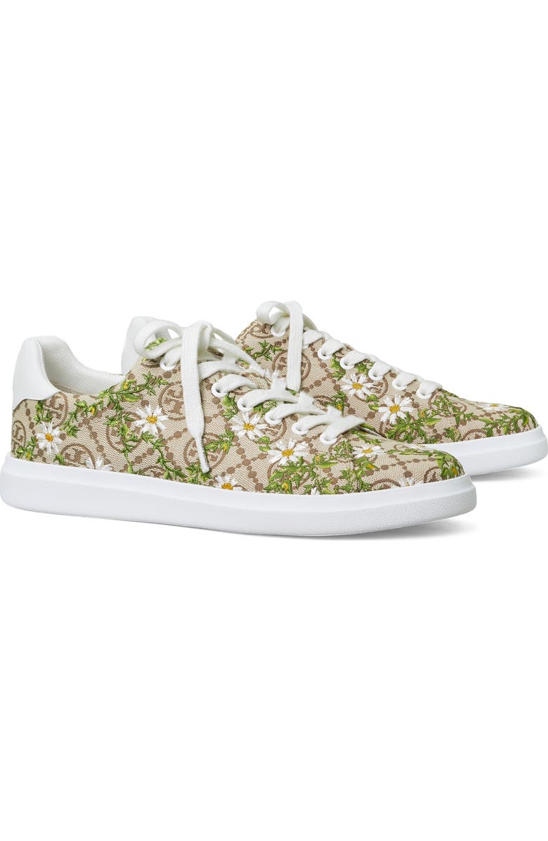 Tory Burch Howell Court Sneaker, Main, color, Hazel/ Snow White