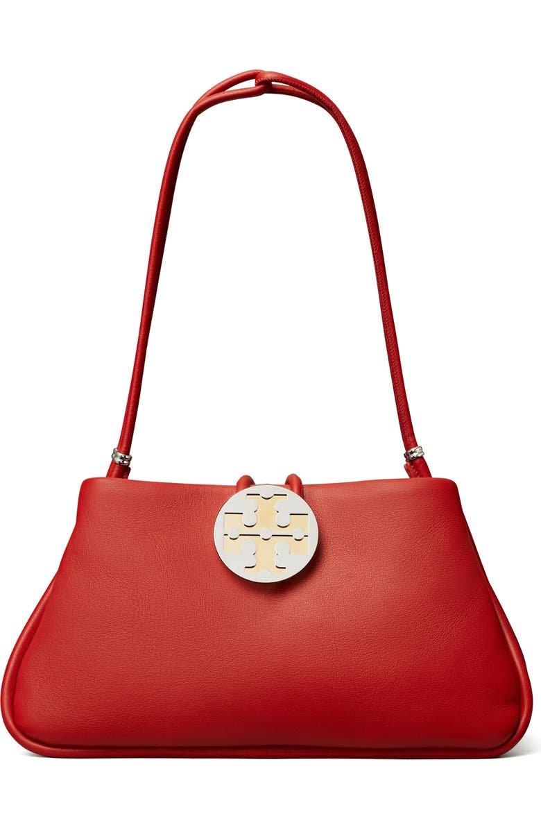 Tory Burch Violet Leather Shoulder Bag, Main, color,