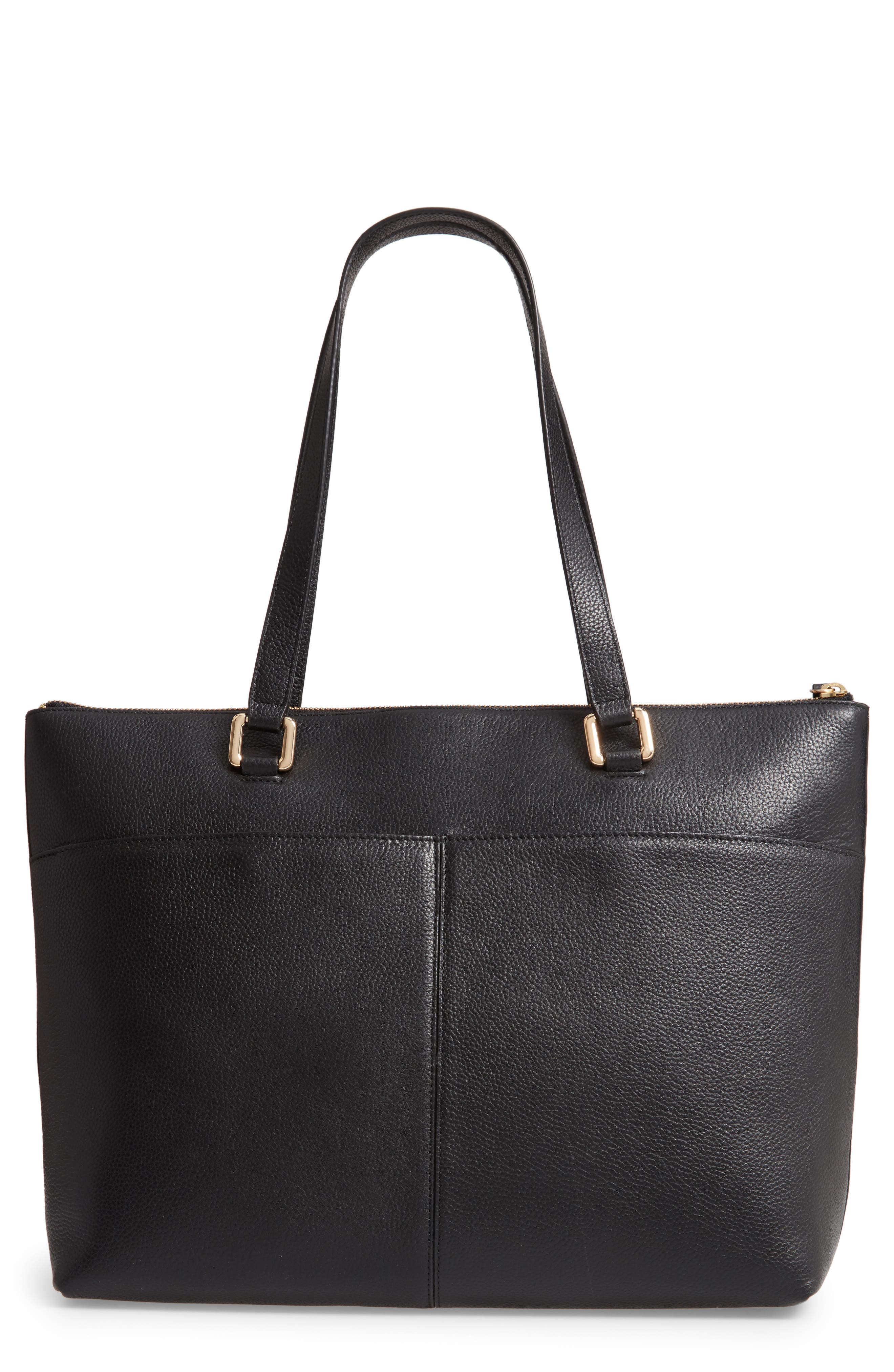 Nordstrom Lexa Pebbled Leather Tote, Main, color, 