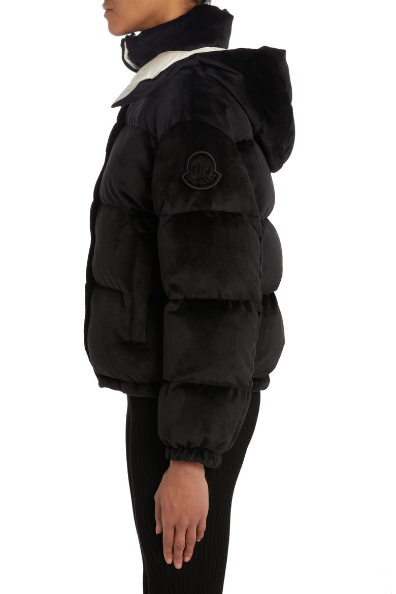 Daos Quilted Down Jacket, Alternate, color, BLACK