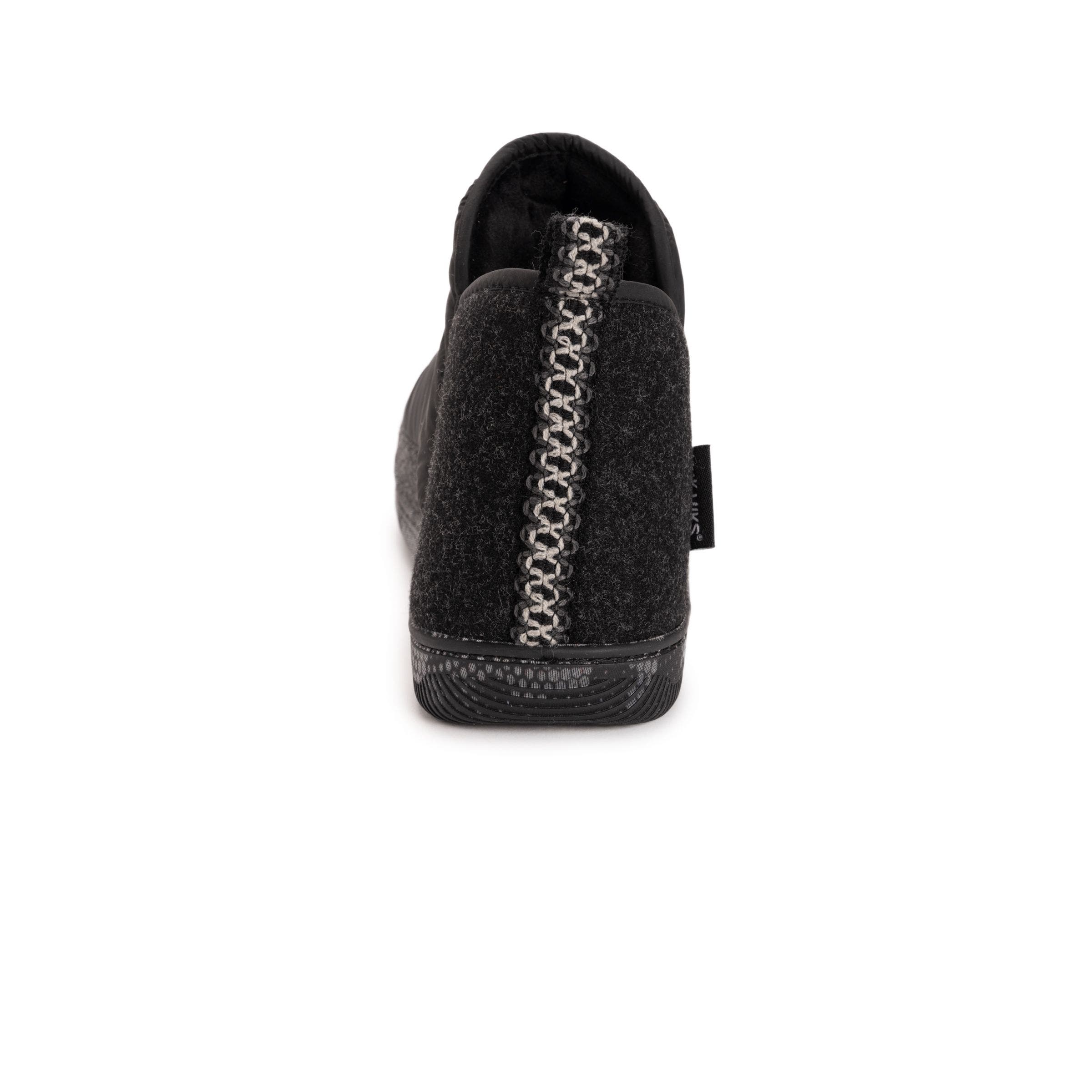 MUK LUKS Weston Slipper Boot, Alternate, color, Black