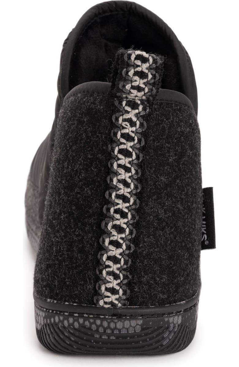 MUK LUKS Weston Slipper Boot, Alternate, color, Black