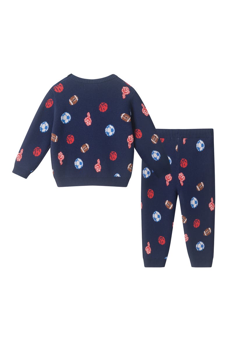 Kids' 2-Piece Sports Sweater & Joggers Set, Alternate, color, NAVY SPORTS