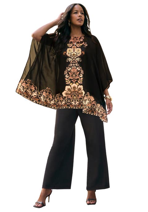 Georgette Poncho