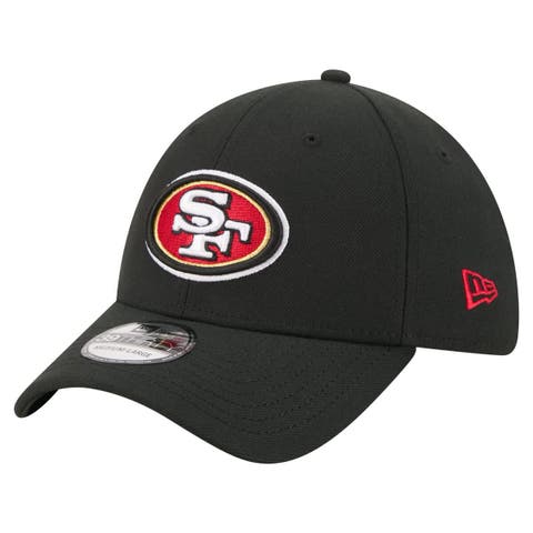 Men's New Era  Black San Francisco 49ers Core Team 39THIRTY Flex Hat