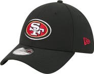 New Era Men's New Era  Black San Francisco 49ers Core Team 39THIRTY Flex Hat