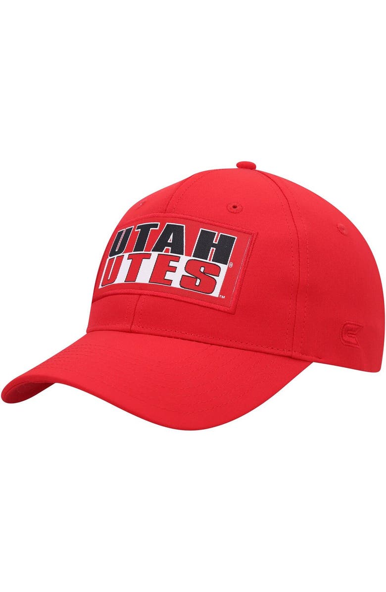 COLOSSEUM Men's Colosseum Red Utah Utes Positraction Snapback Hat, Main, color, Red