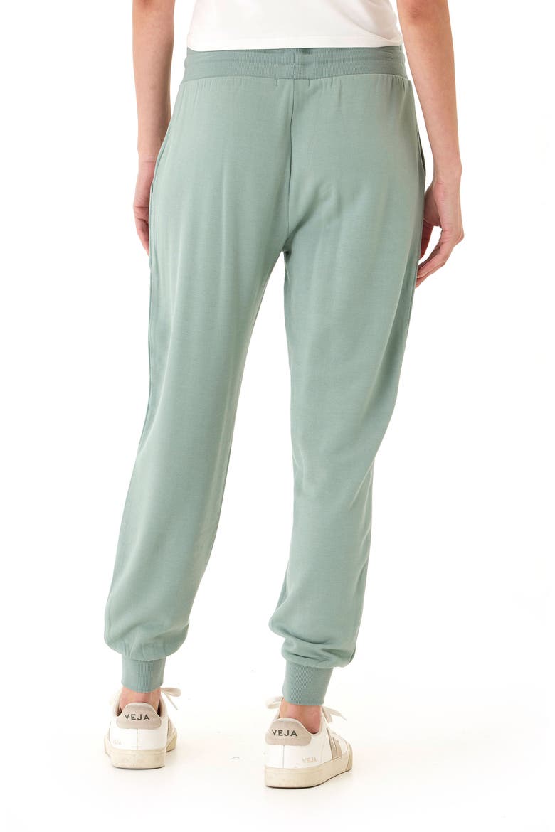 Liara Feather Fleece Pocket Joggers, Alternate, color, WASABI