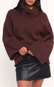 Petal & Pup Bindy Oversize Turtleneck Sweater