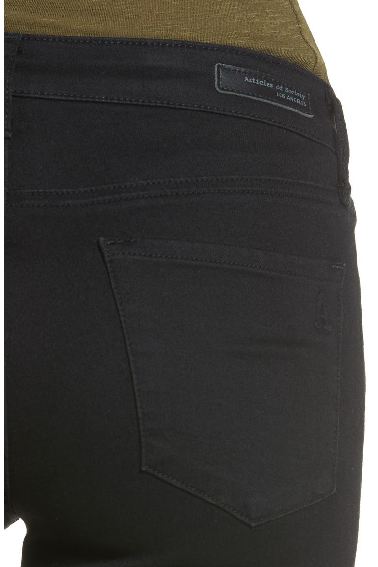 Sarah Ankle Skinny Jeans, Alternate, color, ASPHALT