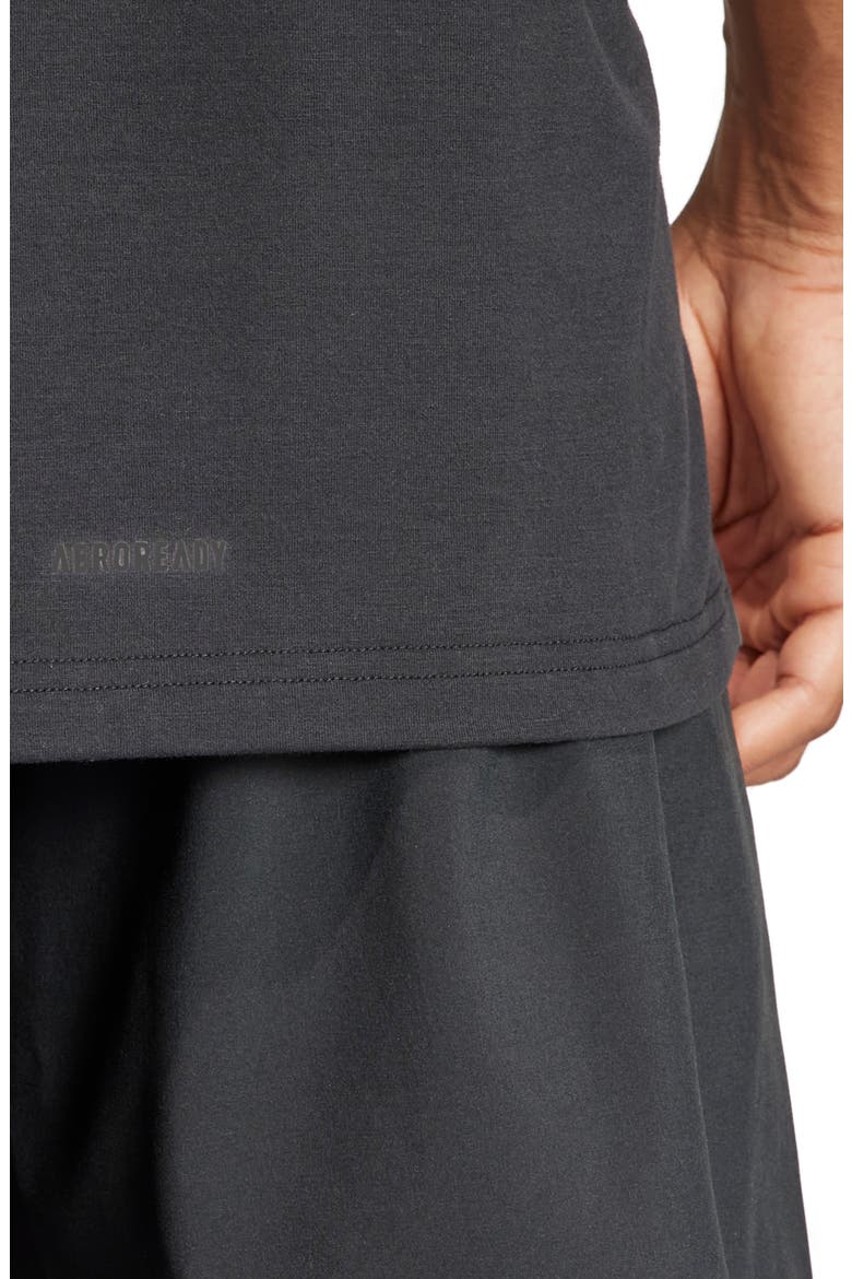 AEROREADY Performance T-Shirt, Alternate, color, BLACK