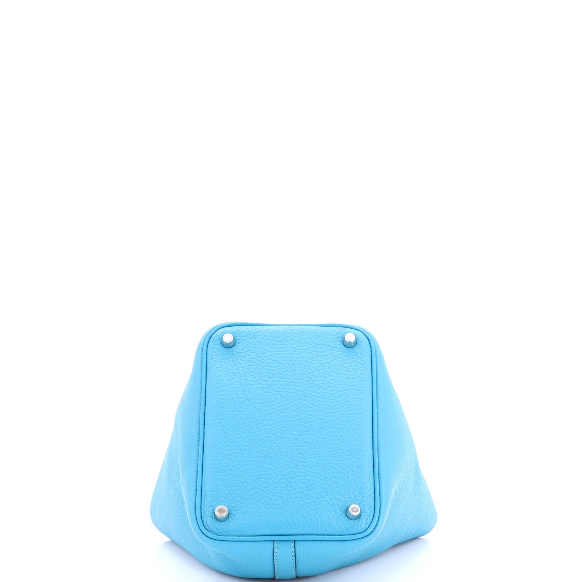 Picotin Lock Bag Clemence PM, Alternate, color, Turquoise