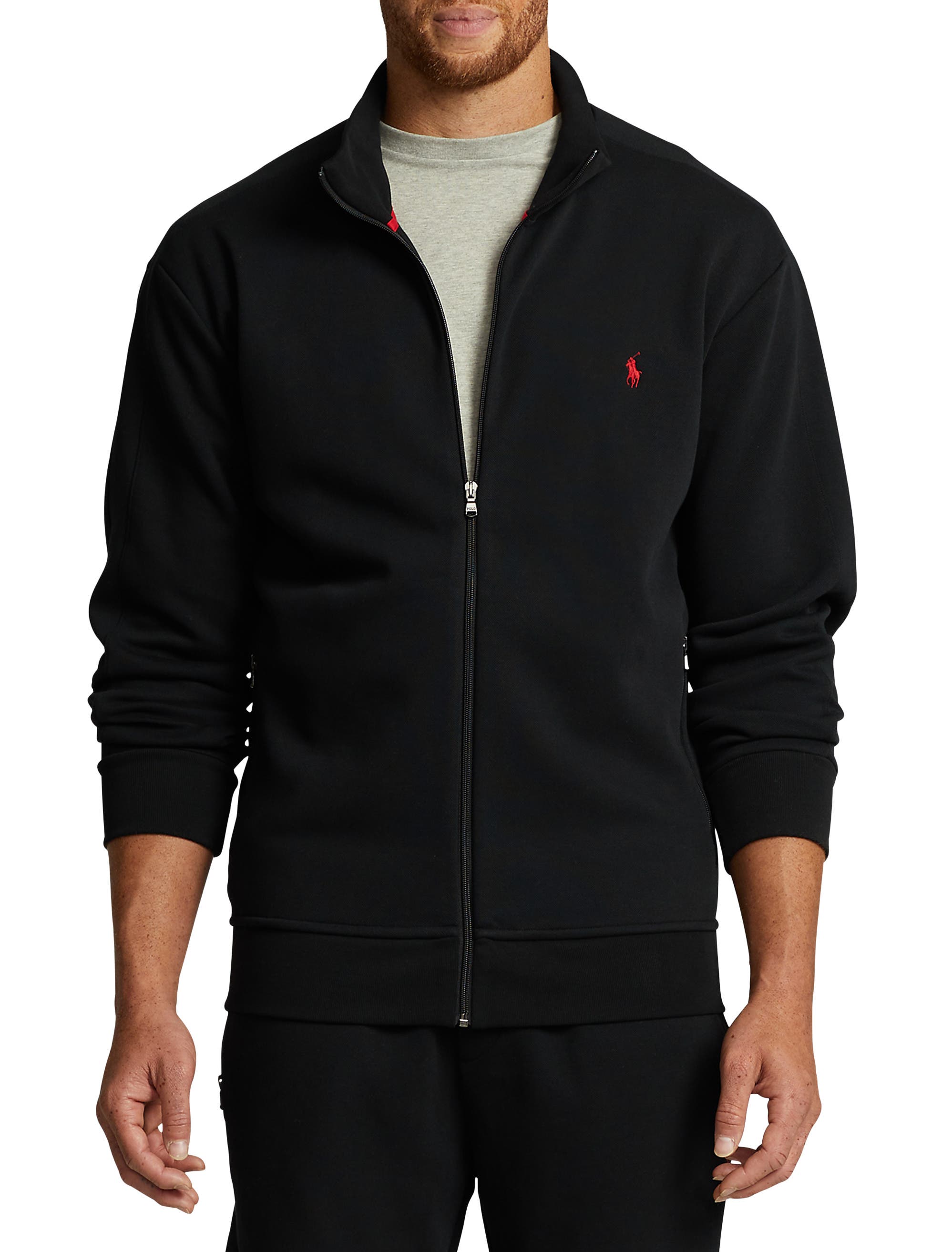 Polo Ralph Lauren Double-Knit Mesh Track Jacket (Men) | Nordstrom