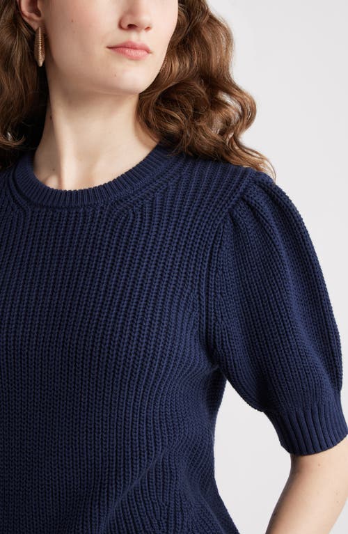 Caslonr Caslon(r) Elbow Sleeve Cotton Sweater