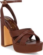 LONDON RAG Sinda Leather Platform Sandal