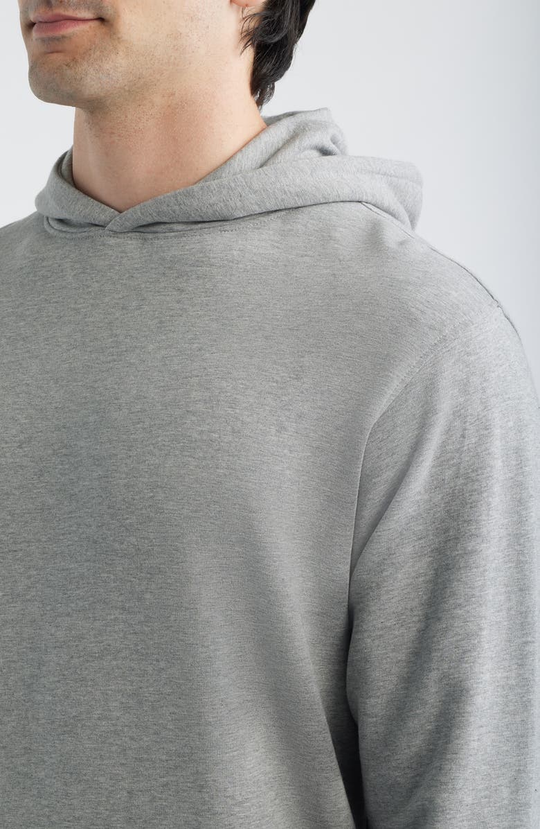 Peter Millar Oasis Organic Cotton Blend Hoodie, Alternate, color, Gale Grey