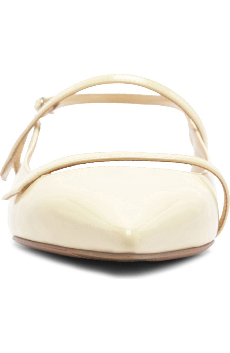 Alexandre Birman Tita Pointed Toe Slingback Flat, Alternate, color, Creamy
