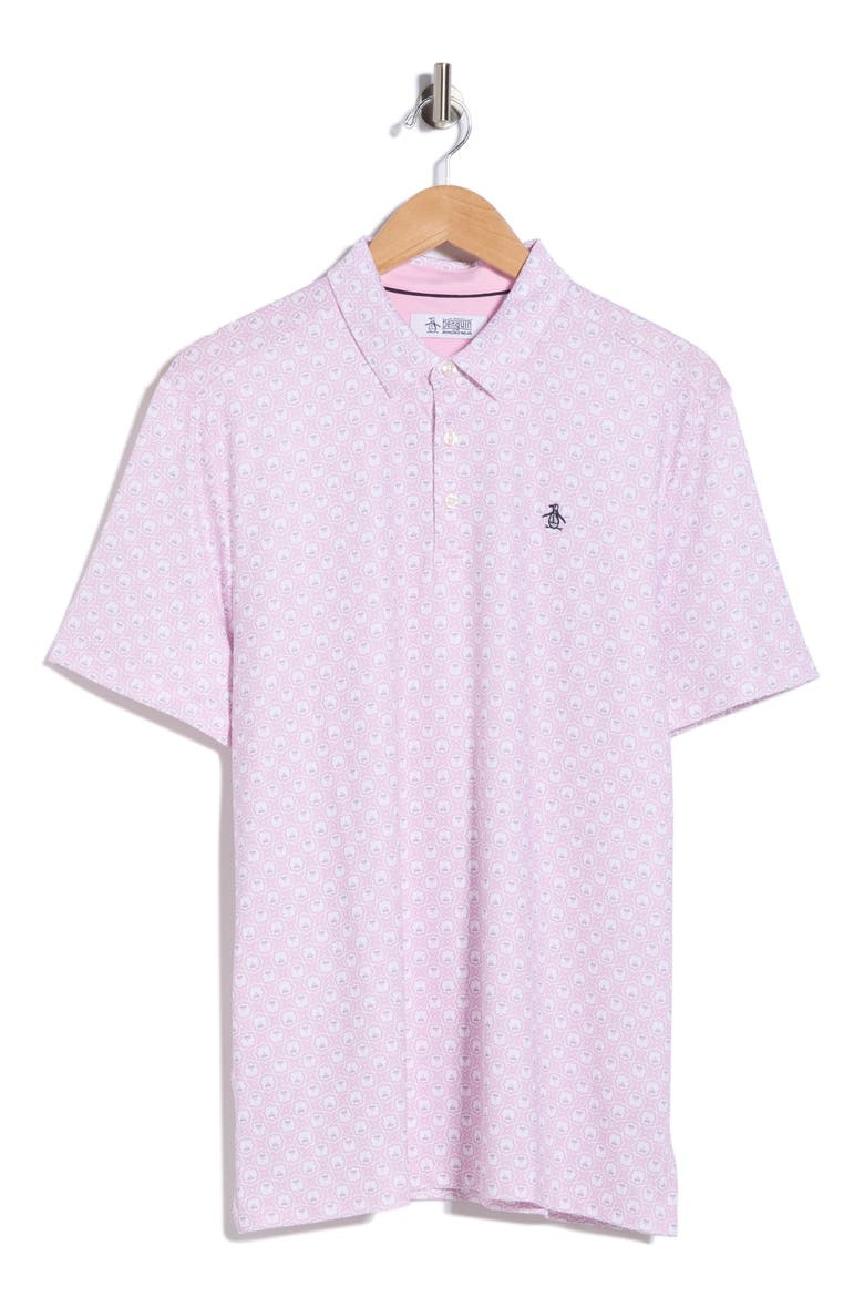 Tini Geo Print Polo, Alternate, color, PIROUETTE