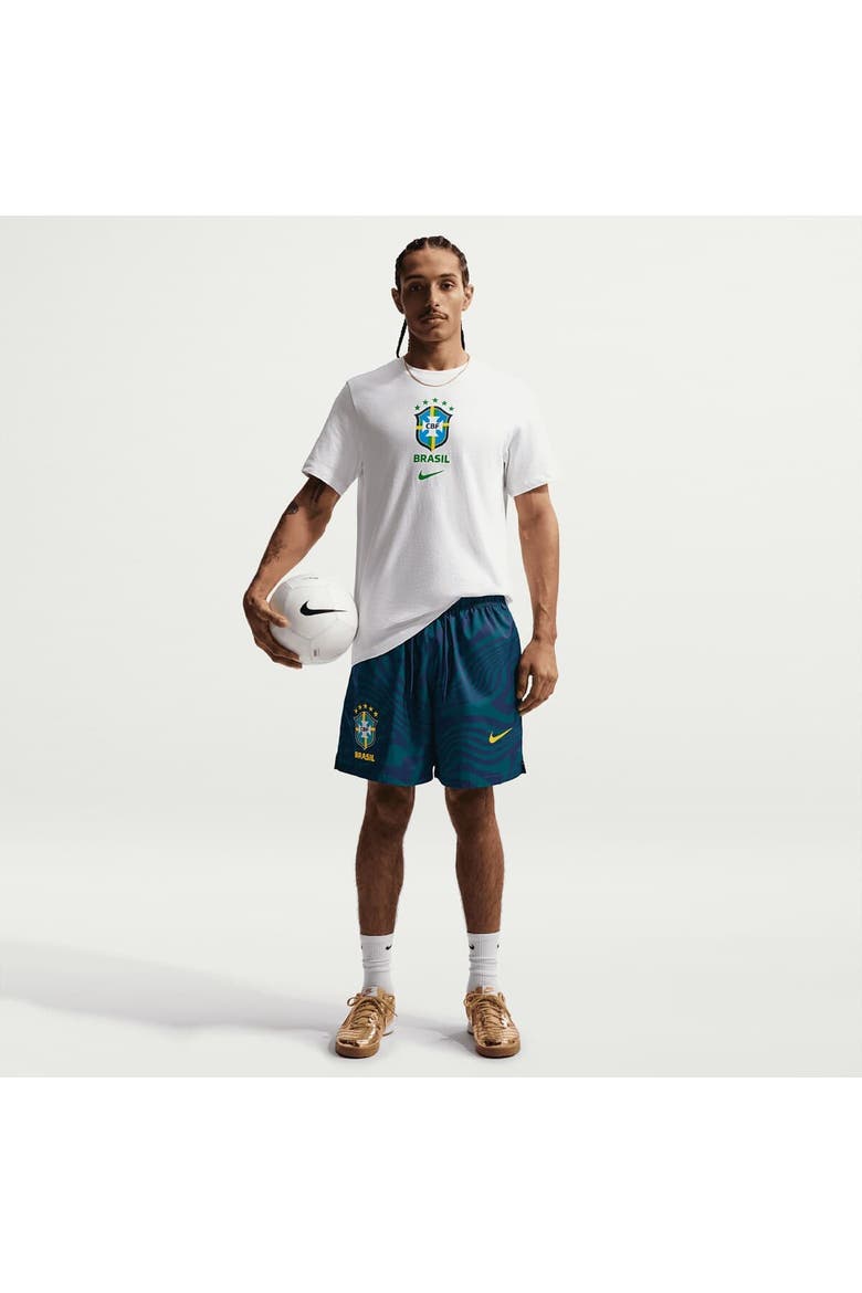 Men's Nike Teal Brazil National Team 2026 Club Flow Shorts, Alternate, color, Teal