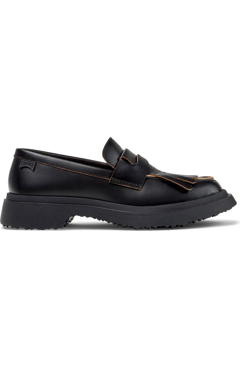Camper Walden Twins Mismatch Loafer, Alternate, color, Black