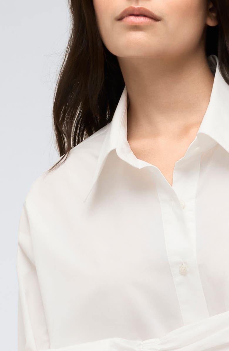 Kenneth Cole Oversize Boyfriend Shirt, Alternate, color, Pure White