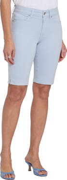 NYDJ Briella Stripe Denim Bermuda Shorts