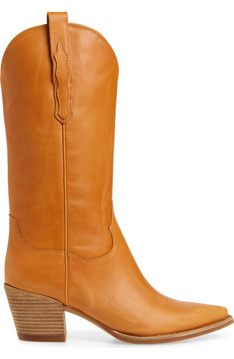 Jeffrey Campbell Dagget Western Boot, Alternate, color, Dark Beige Sanded