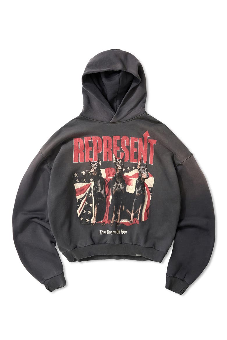 Dream On Tour Graphic Sweatshirt, Alternate, color, NERO