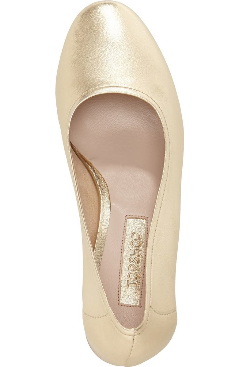 Topshop 'Juno' Ballet Shoe, Alternate, color,