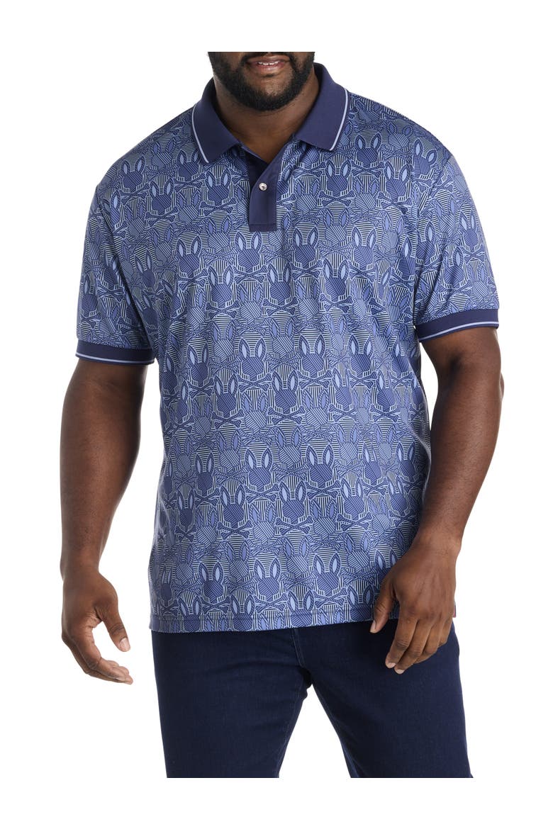 Big & Tall Reynolds Sport Polo Shirt, Main, color, BLUE