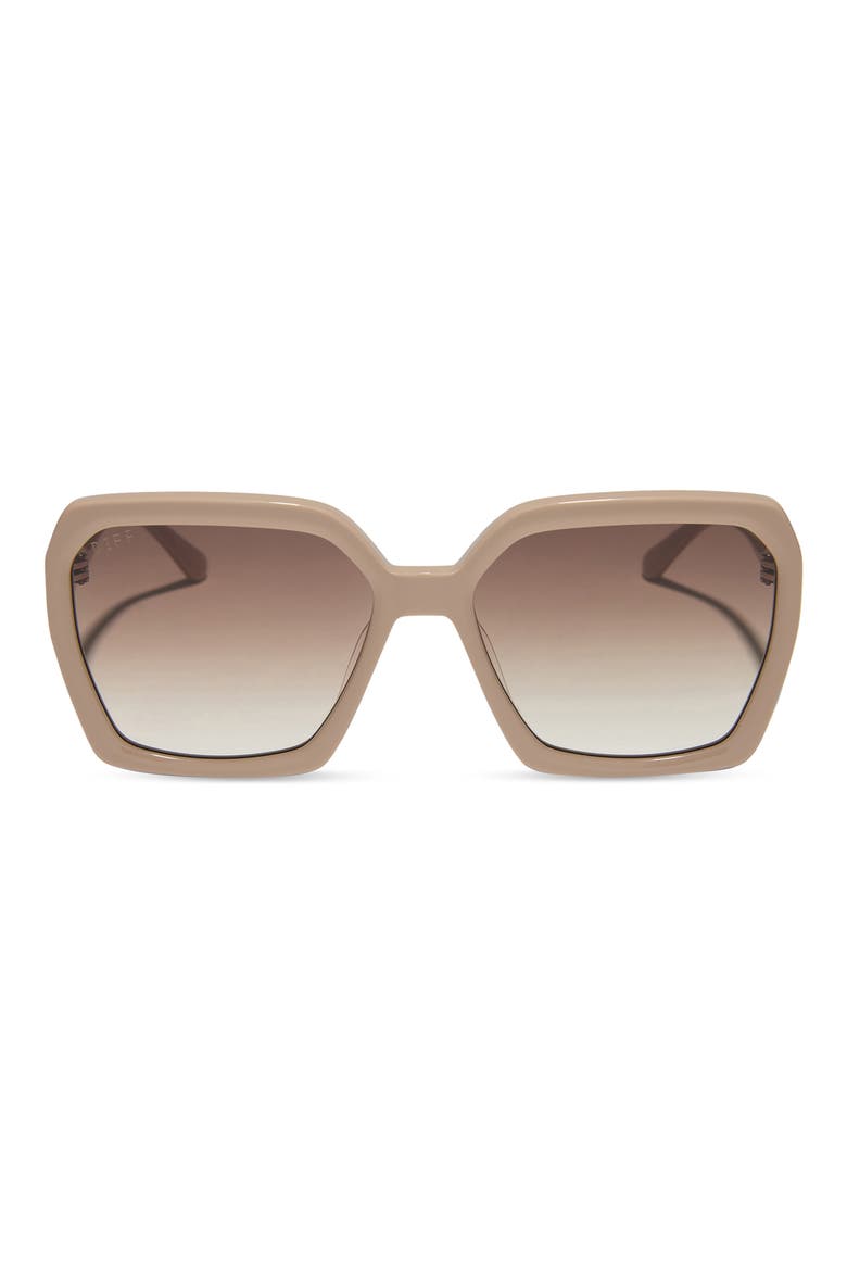 Sloane 54mm Square Sunglasses, Main, color, BROWN GRADIENT