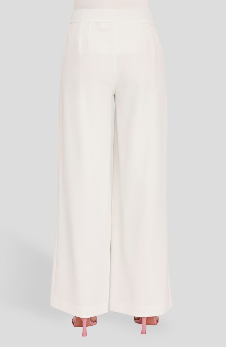 Tahari ASL Wide Leg Pants, Alternate, color, Ivory