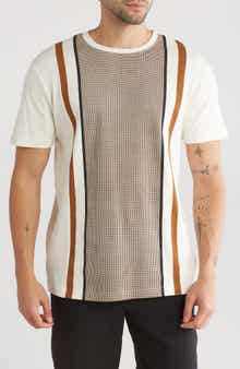 Stripe & Colorblock T-Shirt