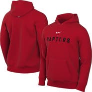 Nike Men's Nike Red Toronto Raptors Sportswear Essential Wordmark Club Hoodie