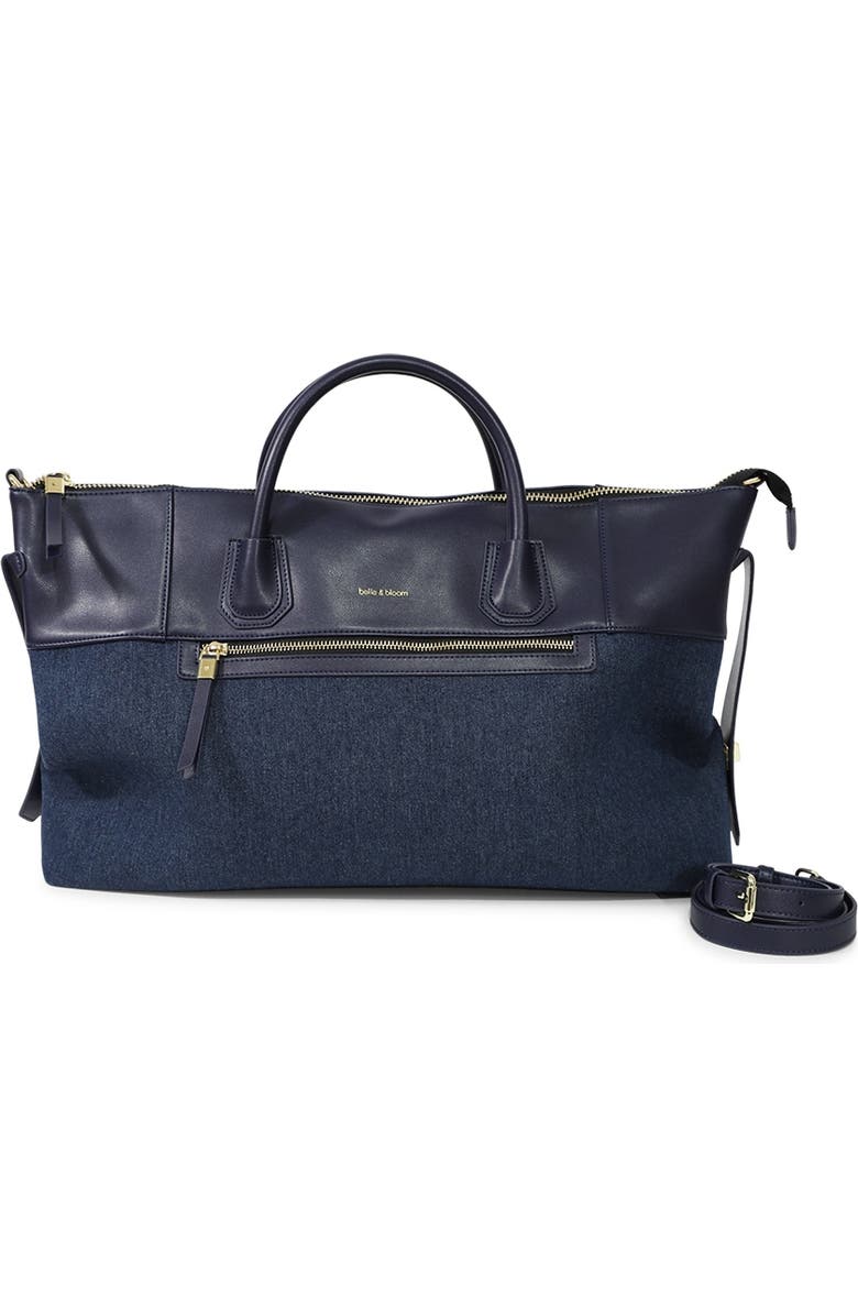 Belle & Bloom Wild Heart Weekender Bag, Main, color, Blue