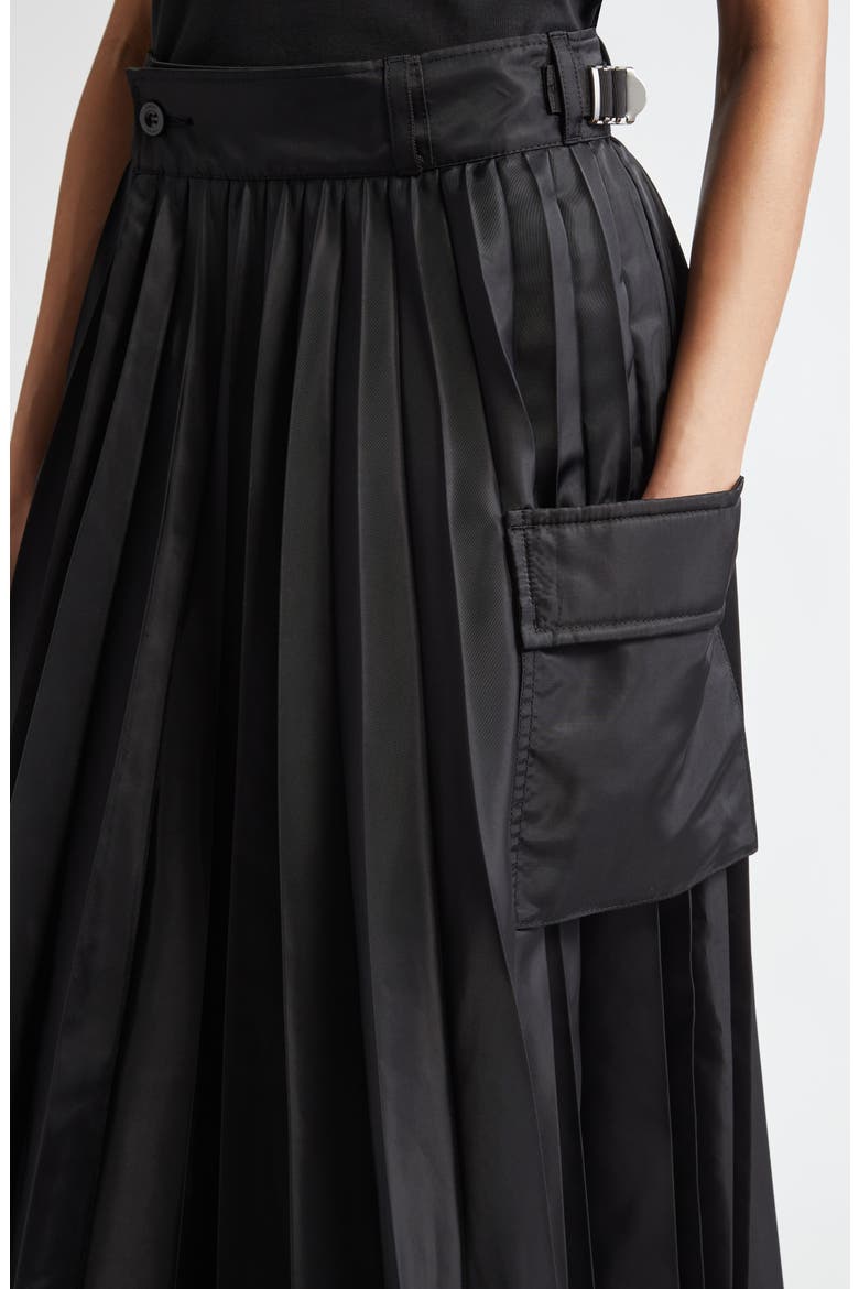 Pleated Cargo Midi Skirt (Women) | Nordstrom