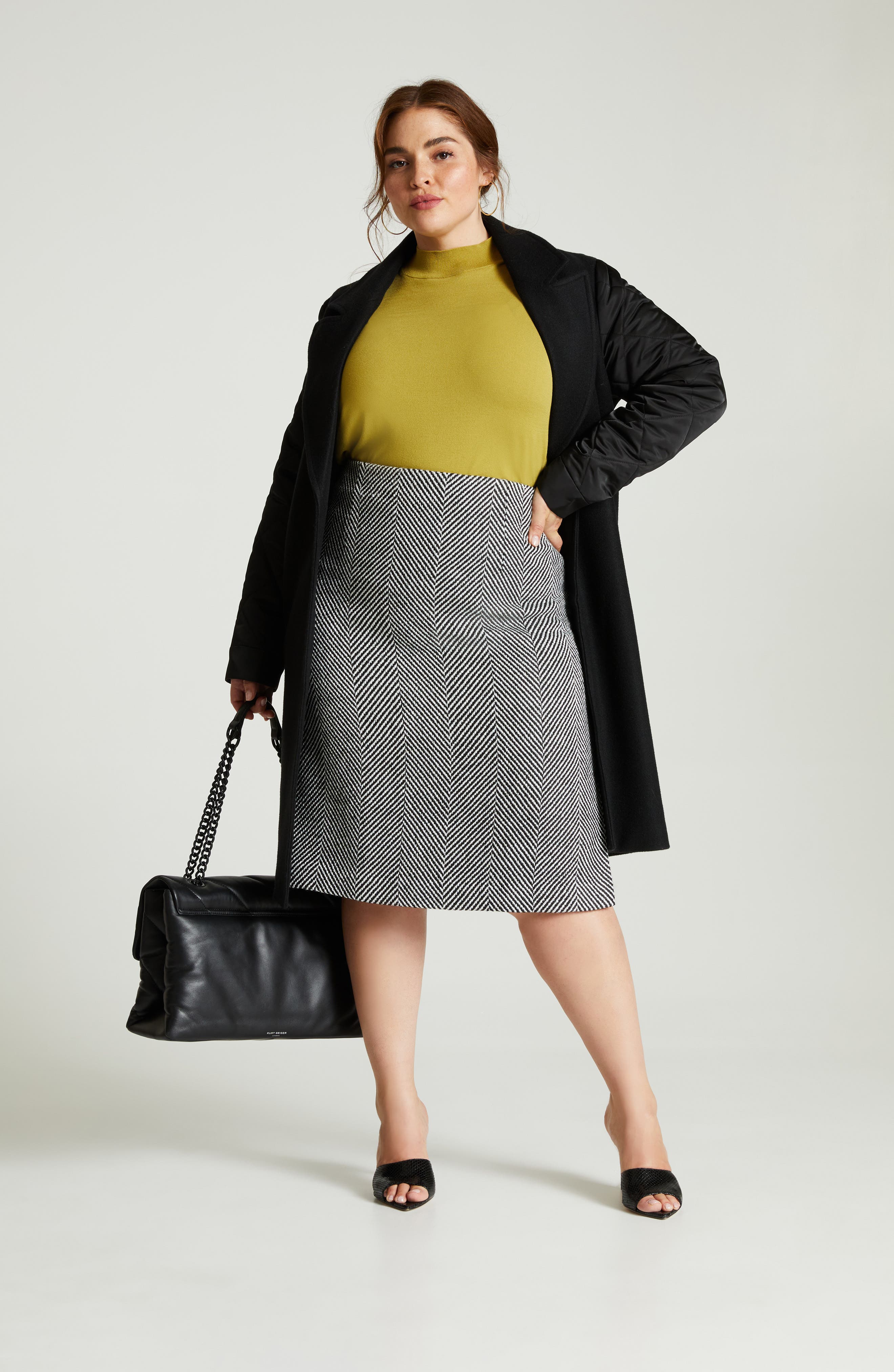 Kurt Geiger London Kensington XXL Soho Drench Leather Shoulder Bag, Alternate, color, 