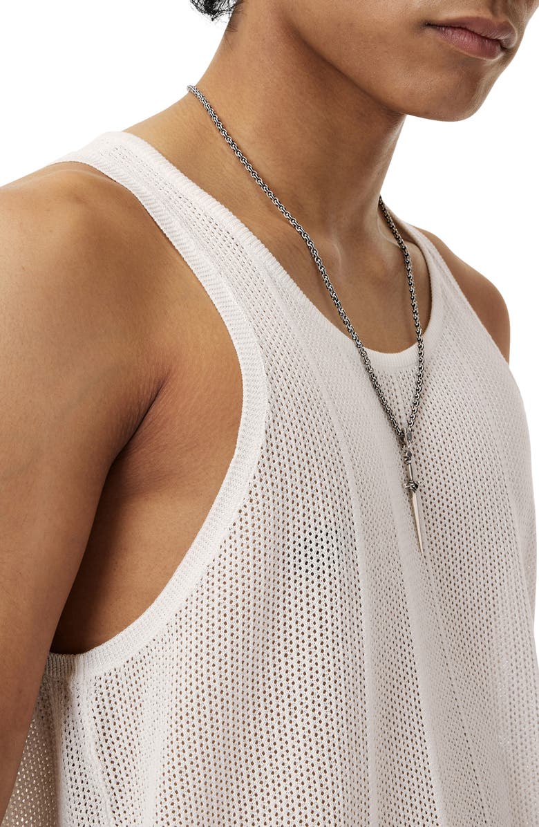 John Varvatos Ruiz Summer Sweater Tank, Alternate, color, White