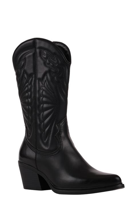 Savannah Western Embroidered Boot (Women)