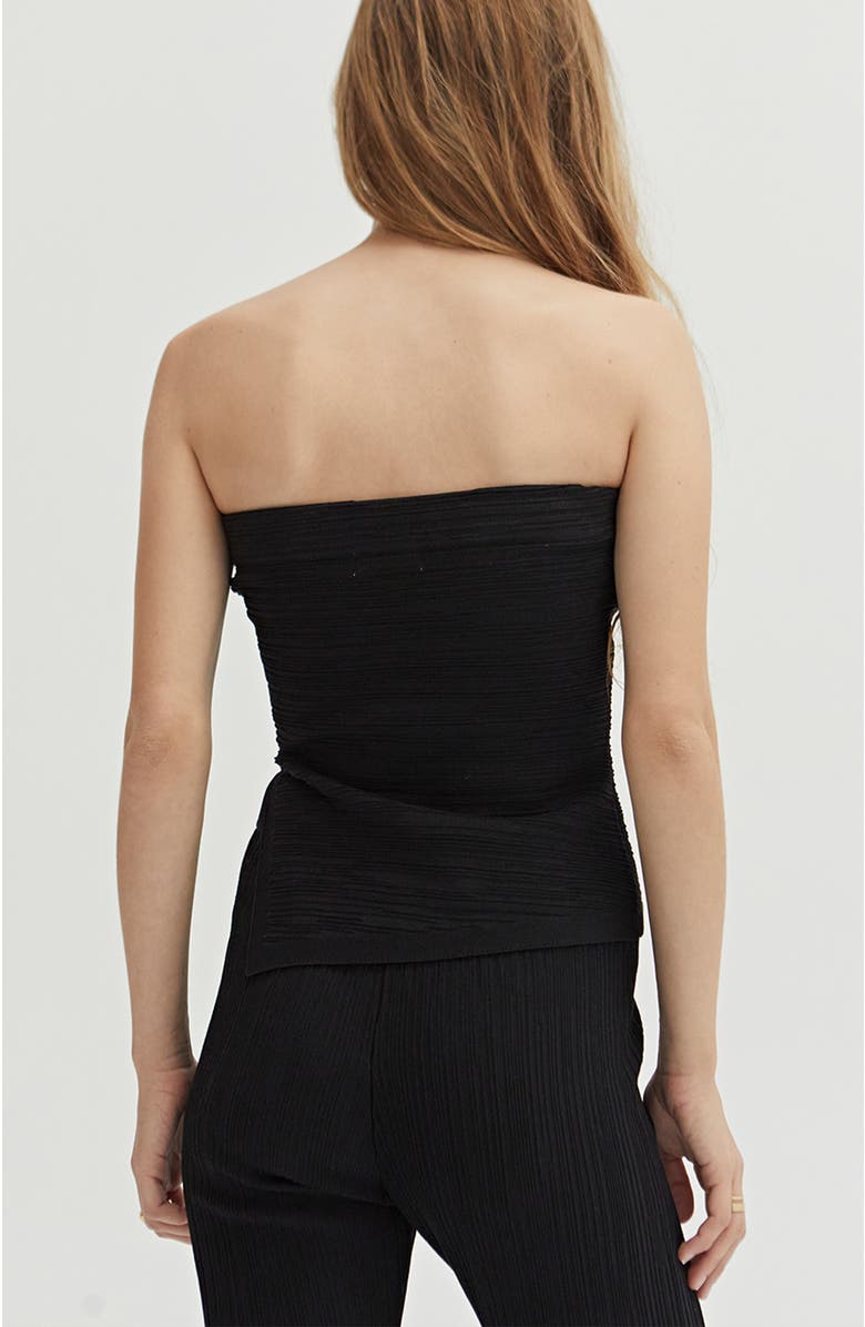 CRESCENT Textured Bandage Knit Tube Top, Alternate, color, 