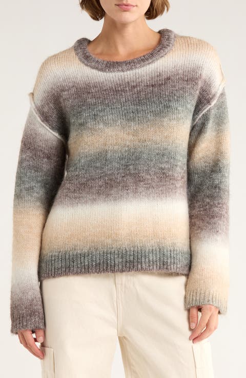 Diffused Stripe Sweater