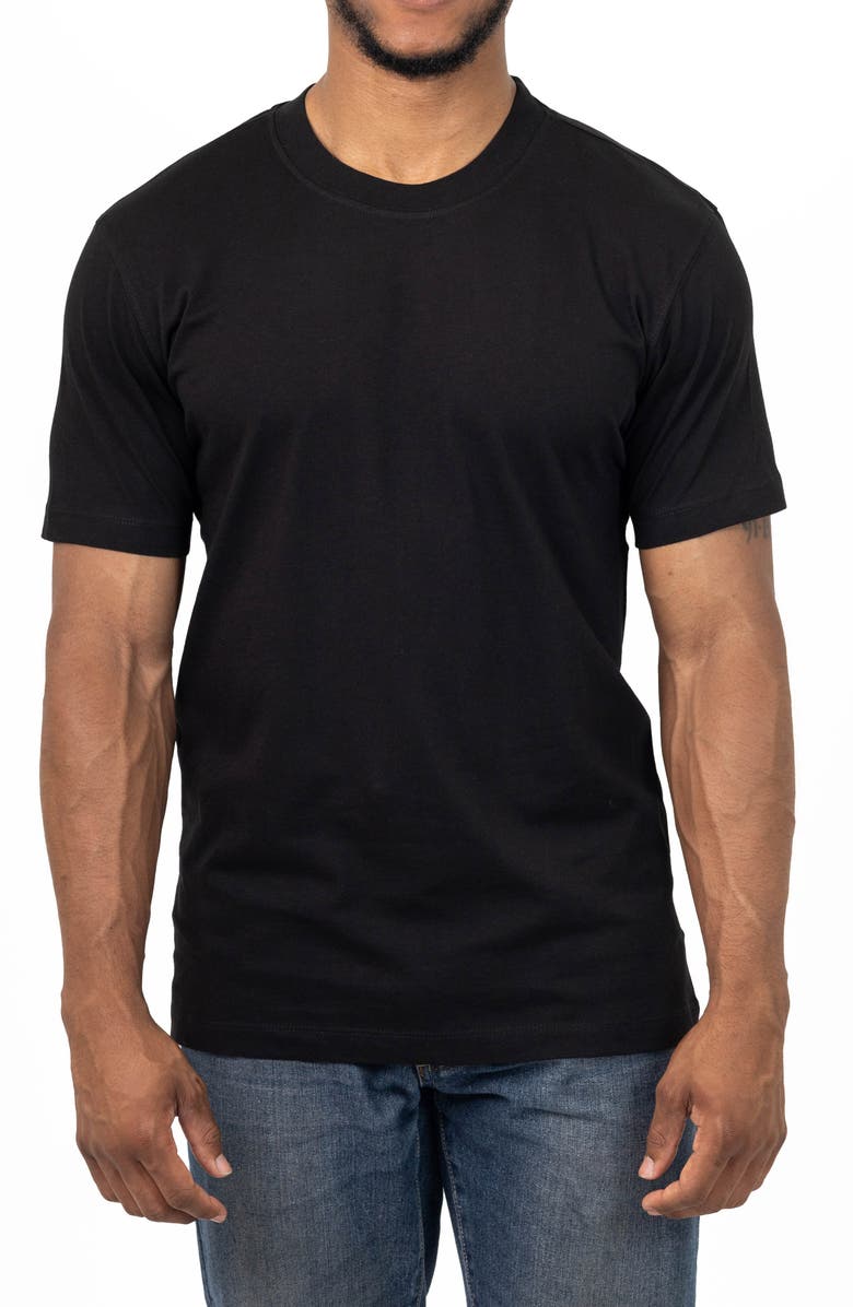 VELLAPAIS Calista Crewneck Cotton T-Shirt, Main, color, 