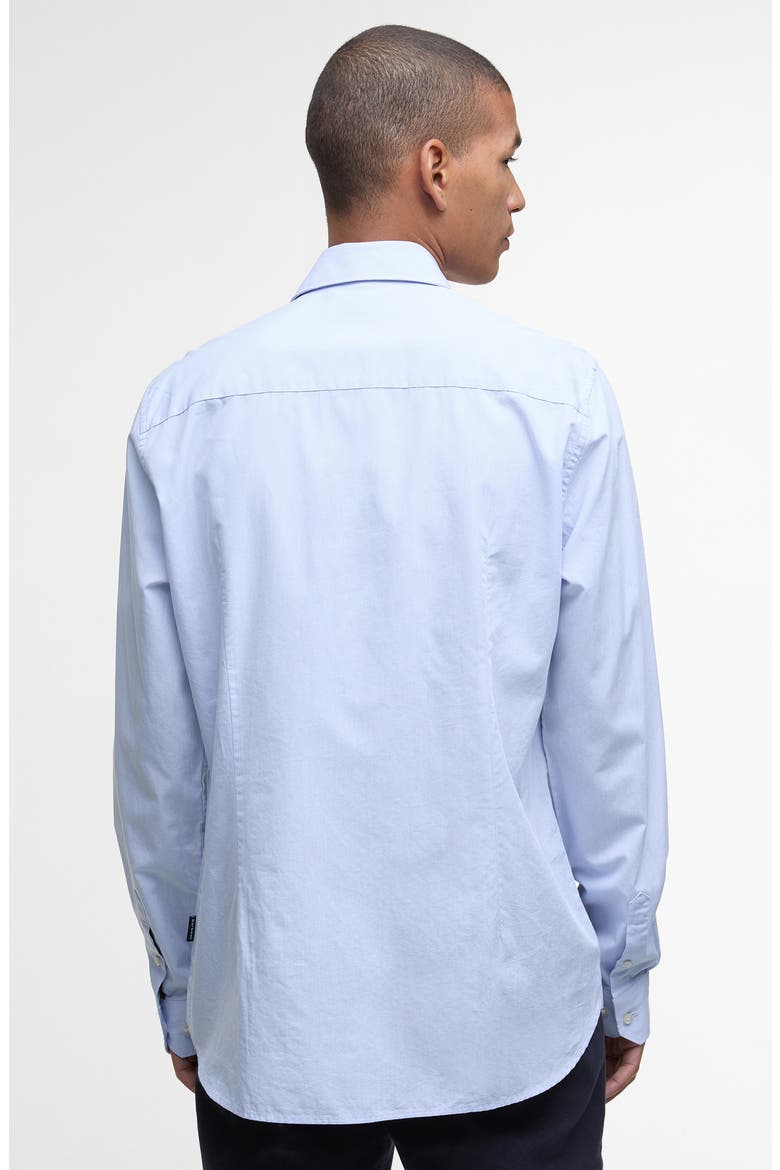 Throckley Tailored Fit Pin Point Button-Up Shirt, Alternate, color, SKY