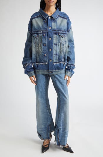 Junya Watanabe x Levi's® Deconstructed Flare Leg Jeans
