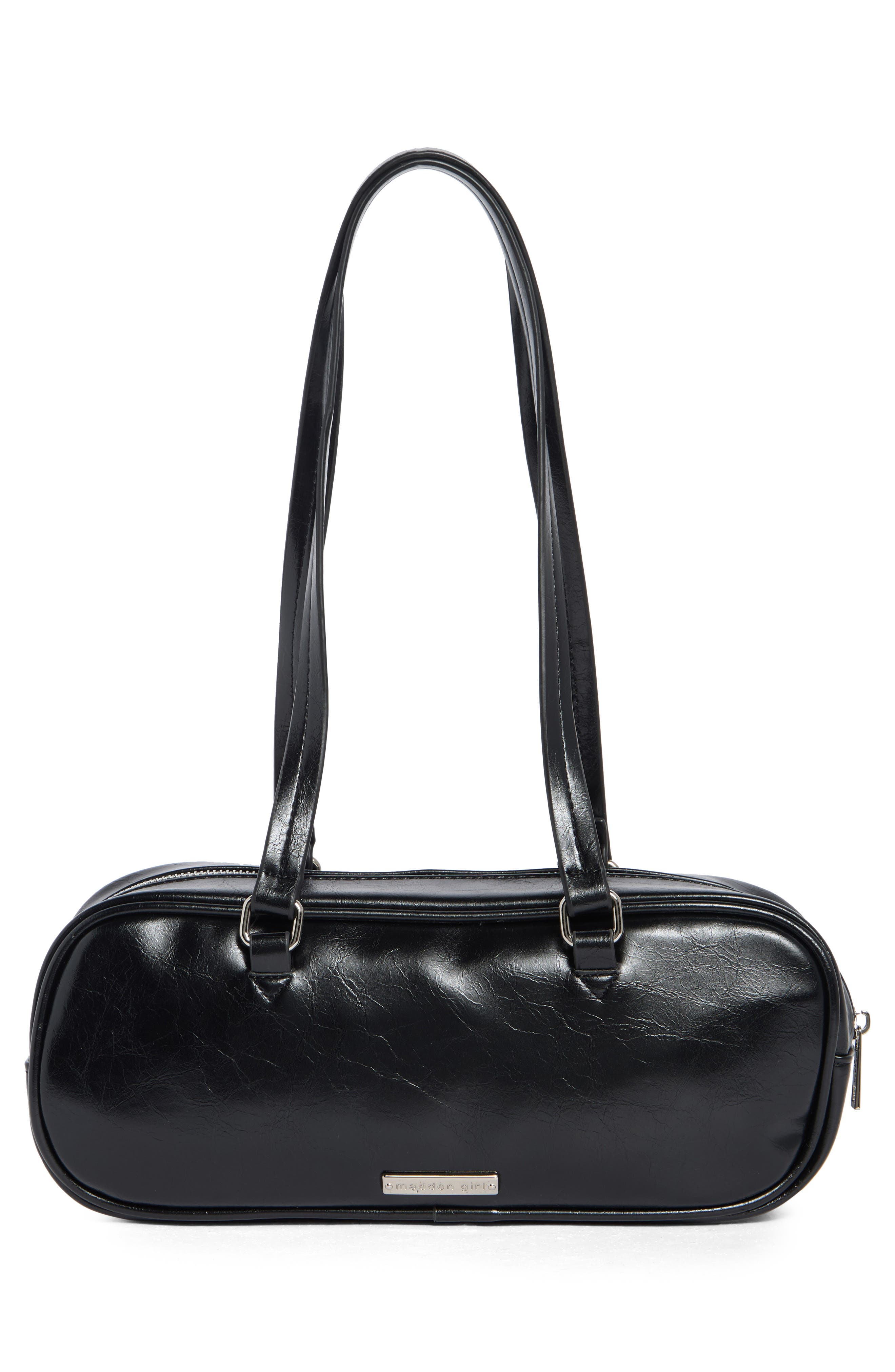 Madden Girl East/West Shoulder Bag, Alternate, color, Black