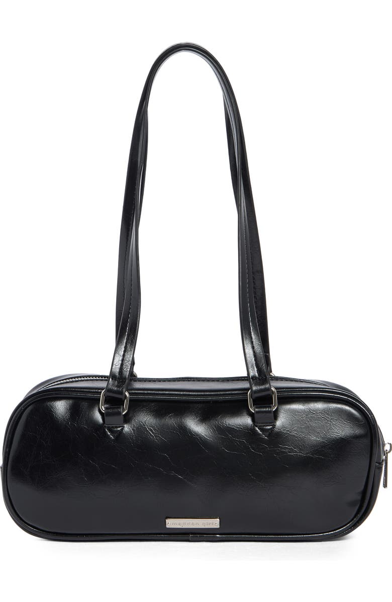 Madden Girl East/West Shoulder Bag, Alternate, color, Black