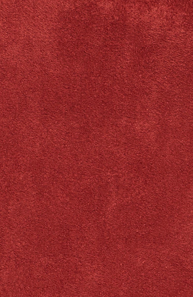 Soprano Faux Suede Ruffle Miniskirt, Alternate, color, 